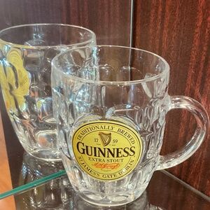 Beautiful Guiness Extra Stout Thick Glass Bear "Traditionally Brewed" Dublin Mug